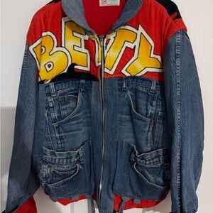 Rare Too Cute 90’s Betty Boop Denim Jacket